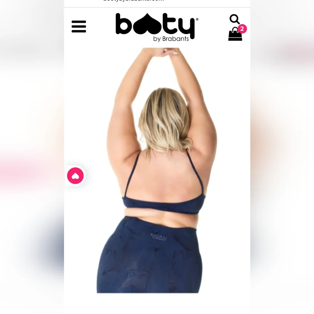 Booty by brabants BLACK CURVY everywhere Bralette - Picture 3 of 7